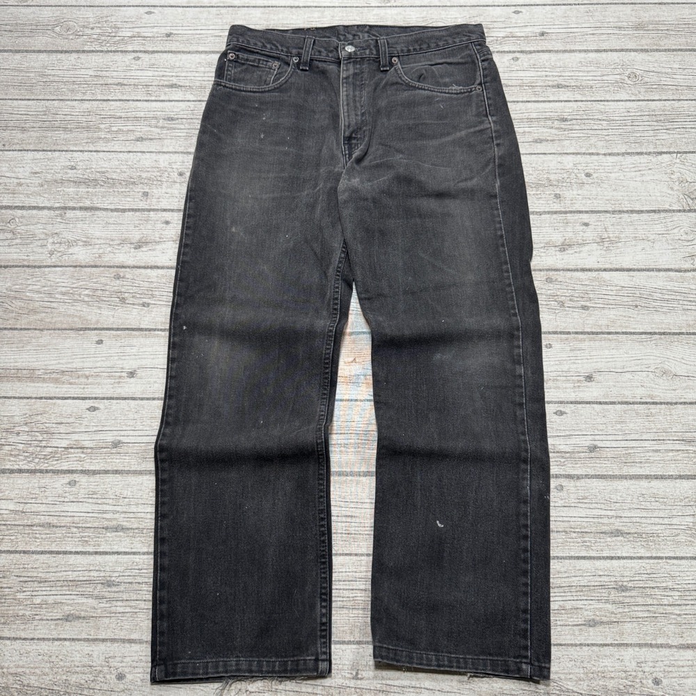 Y2K Levi's Jeans Men's 34x30 Black Denim Slim Fit Straight Leg Streetwear Canada